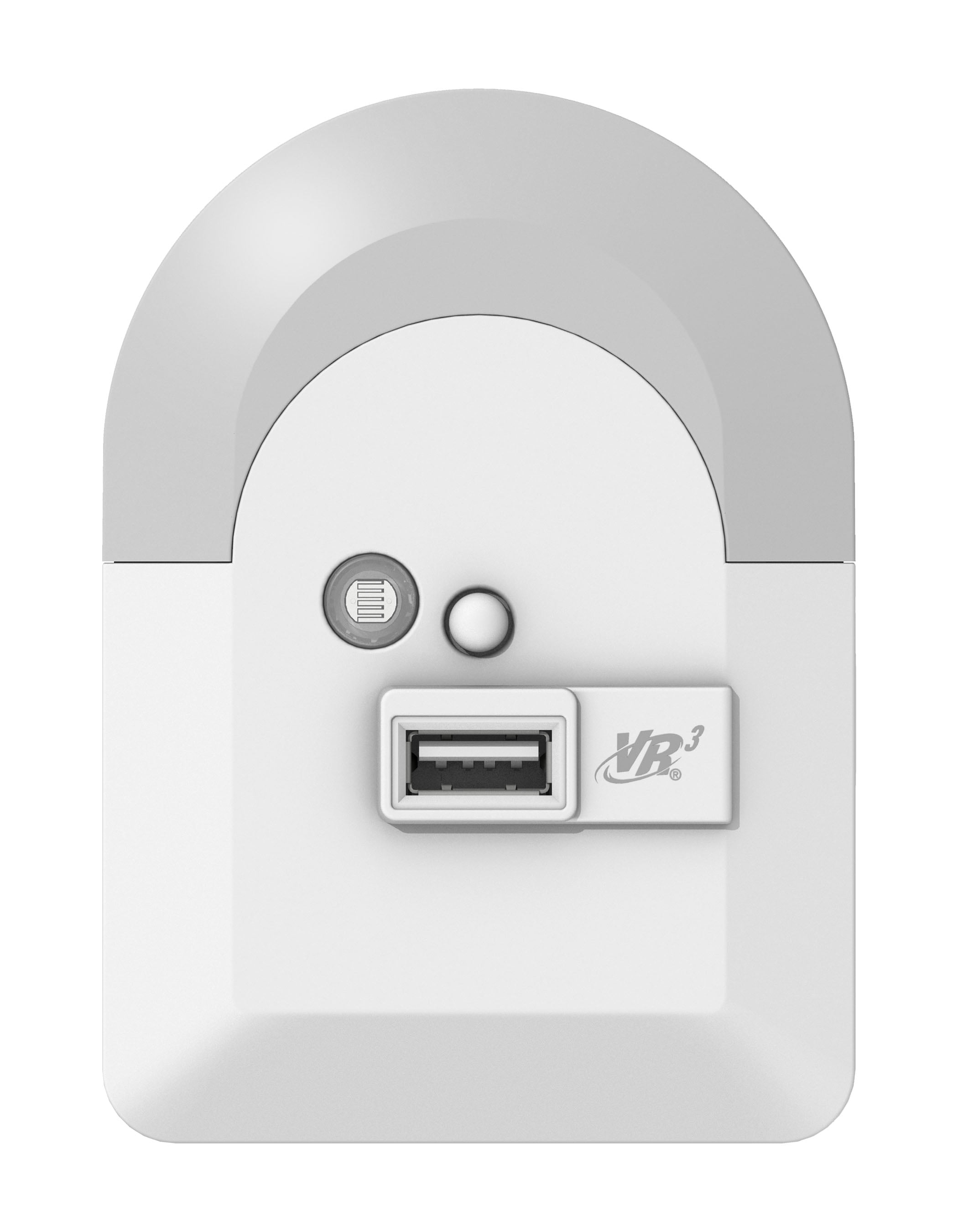 Phone Jack Powered Emergency Night Light & USB Charger by VR3