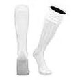 thumbnail image 3 of TCK Chaussettes de Soccer Style Européen (Blanc, Moyen), 3 of 4