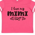 thumbnail image 4 of Inktastic I Love My Mimi with Hearts Boys or Girls Toddler T-Shirt, 4 of 5