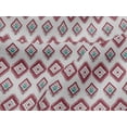 thumbnail image 5 of oneOone Viscose Jersey Red Fabric Ikat Craft Projects Decor Fabric Printed By The Yard 60 Inch Wide, 5 of 7