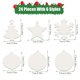 thumbnail image 3 of Wosthever Juego de adornos navideños de 6 piezas, impresionante exhibición de árbol, decoración fácil de árbol de Navidad, 24 pack/lote Kits de decoración para fiestas, 3 of 6