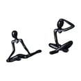 thumbnail image 6 of Decorative Figurine Thinker Sculpture Tabletop Ornament Sturdy PP for Living Room Desk Office Decor, 6 of 8