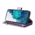 thumbnail image 6 of Feishell for Samsung Galaxy S20 FE 6.5 inch Zipper Wallet Case with Wrist Strap & Shoulder Strap,Premium PU Leather Magnetic Clasp Flip Holder Card Slots Crossbody Phone Case for Women Men,Purple, 6 of 18