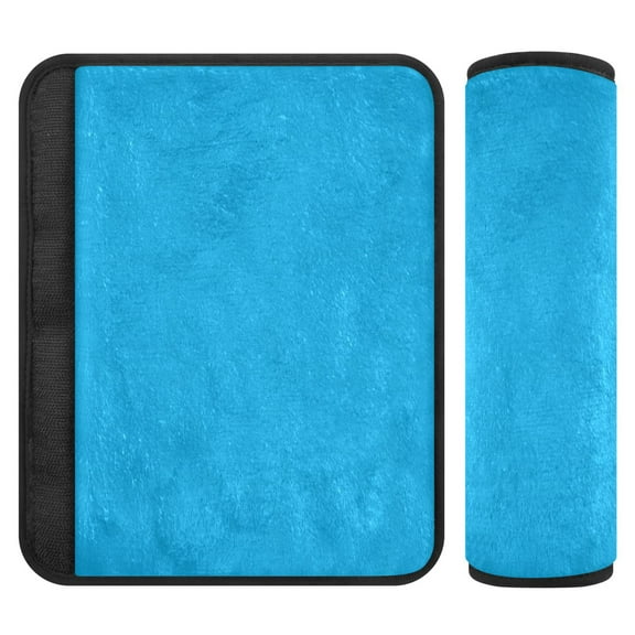 ALAZA Sky Blue Car Seat Belt Adjuster Neck Covers Shoulder Cushions Pads S