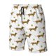 thumbnail image 4 of Balery Dachshund Going To Play Tennis Traje de Baño Estilo Hawaiano para Hombre, Shorts de Secado Rápido con Bolsillos-Large, 4 of 6