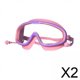 thumbnail image 1 of 2 Gafas De Natación Para Niños, Gafas De Natación A Prueba De Fugas Para Piscina, Snorkel, Buceo, Morado Y Rosa, 1 of 8