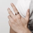 thumbnail image 2 of Mens Stainless Steel Geometric Ring European American Style Simple Uninlaid Band For Him Jewelry Gift Everyday Style, 2 of 4