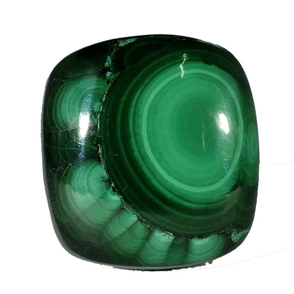 33.50Cts Natural Green Malachite Cushion Shape Cabochon Loose Gemstone