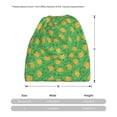 thumbnail image 3 of Pofeuu Pumpkin Leaves Print Multifunction Beanie Hat for Men Women Fashion Scarf Soft Stretch Skull Cap, 3 of 8