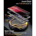 thumbnail image 3 of CaseBorne R Series Case for Samsung Galaxy S22 Ultra 5G Aluminum Frame Clear Backplate - Iridescent, 3 of 6
