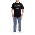 thumbnail image 5 of CafePress - It's A Sliding Into Home Kinda Men's Dark Pajamas - Men's Dark Loose Fit Cotton Pajama Set, 5 of 7