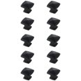 thumbnail image 1 of Perillas Cuadradas Elegantes Marcel 3 cm Negro Mate Juego x10, 1 of 6