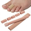 PolyGel Reusable Gel Toe Sleeves Cushion Calluses Corns Ingrown Nails Blisters (Narrow)