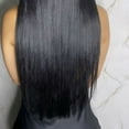 thumbnail image 3 of Miangastore Pièce de Cheveux Synthétiques Longue Droite Extension de Cheveux Accessoire de Coiffure pour Femmes, 3 of 8