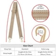 thumbnail image 5 of LAICAIW Grand Bandoulière, Sangle de Sac à Main Réglable Style Guitare avec Boucle Dorée Remplacement Tissé pour Sacs à Main (3,8 cm) Couleur3, 5 of 5