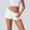 White, variant on Bzhegqhd Women's Fashion Solid Color Sexy Lace Elastic Waist Casual Shorts