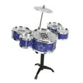 thumbnail image 1 of Kids Jazz Drum Set High Safety Sturdy Easy Assembly Musical Toy for Family Education, 1 of 7