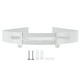 thumbnail image 2 of CANASTA TRIANGULAR, ACCESORIOS DE BAÑO, ESTANTE DE ALMACENAMIENTO DE DUCHA, CON ORGANIZADOR DE BAÑO ANTI-RIGEGE DE GANCHO, FÁLE DE INSTALAR PARA EL BAÑO DE HOTESTICO DOMÉSTICO, 2 of 7