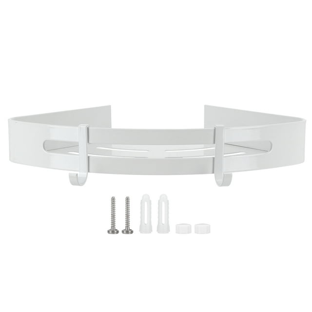 Cesta Triangular NikouMX Inodoro Blanco Cesta de Aluminio Acabado de lujo