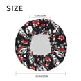 thumbnail image 6 of Kdxio Vintage Skull Casino Print Shower Cap for Women,Elastic and Reusable,Double Waterproof Layers Bathing Hat, 6 of 9