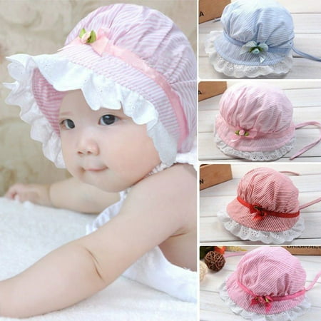 Rose Beanie Hat - Girl12Queen Toddler Infant Baby Girls Outdoor Flower Bucket Hat Summer Sun Beach Beanie Cap