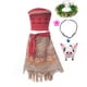 thumbnail image 3 of Disfraz de Disney Vaiana para niña, vestido de verano para fiesta de cumpleaños, disfraz de princesa Moana, conjunto de pollitos de cerdo para mascota, disfraz de Halloween, 3 of 4