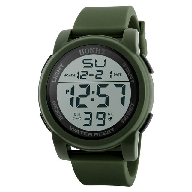 Luxury Men Analog Digital Military Sport LED Waterproof Wrist Watch