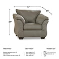 thumbnail image 6 of Signature Design by Ashley Darcy Fabric Chair in Cobblestone, 6 of 10