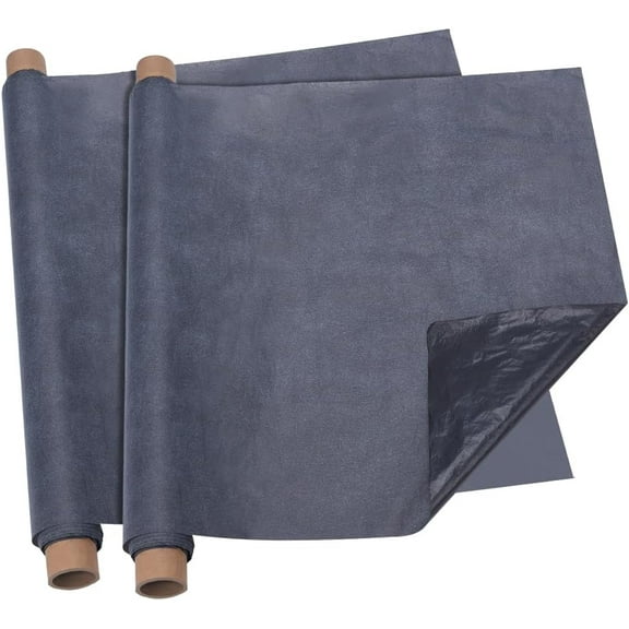 2 Rolls 10.9Yards Carbon Graphite Copy Paper Carbon Transfer Tracing Paper Black Waxed Carbon Paper for Drawing Sewing Patterns 16.93inches Wide Black