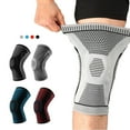 thumbnail image 2 of Sports Silicone Full Knee Sleeve Brace Strap Patella Medial Compression Protection Sport Pads for Arthritis Knee Relief Workout, 2 of 5