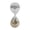 Silver, variant on A&B Home 8-inch Peleus 30-Minute Silvered Hourglass Bisque Sand, Silver