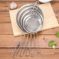 thumbnail image 2 of Broadside Stainless Steel Flour Sieve Oil Colander Soybean Milk Filter Home Tool, 2 of 12