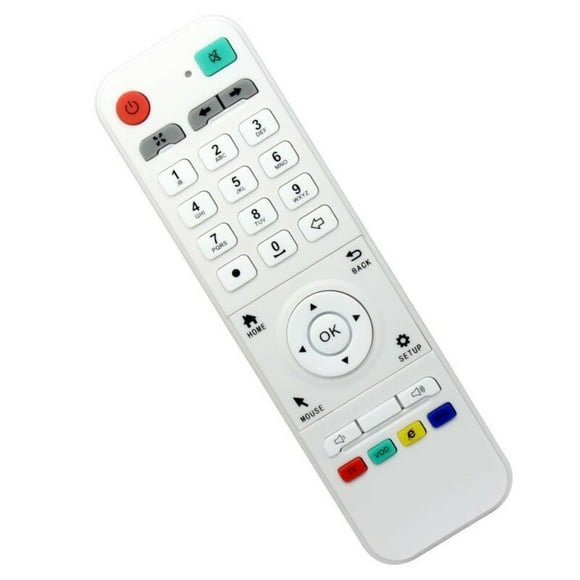 Lucoss Remote Controller for GREAT BEE IPTV Arabic Box, White, with 1 Remote Controller