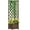 Carbonized, variant on Wooden Raised Garden Bed with Trellis, 57" Freestanding Corner Planter Box for Vine Plants Flowers Climbing and Planting Natural