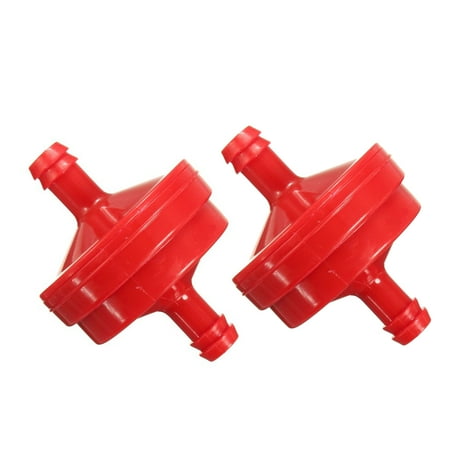 Briggs Stratton John Deere - Oregon 07-101 (2 Pack) Fuel Filter In-Line 1/4-inch Nipple 125 Micron Replaces Briggs & Stratton 298090 John Deere PT4265 Toro 42-5240 Snapper 1-4359