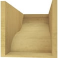 thumbnail image 4 of 12"W x 24"D x 12"H Wide Garner Rough Cedar Woodgrain TimberThane Corbel, Primed Tan, 4 of 6