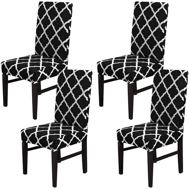 Housses de Chaise Extensibles Amovibles Lavables en Spandex Housses de Protection pour Chaise