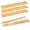 Light Brown, variant on American Mahjong Tile Rack and Pusher Set - 4 Acrylic Racks with Pushers (White)