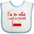thumbnail image 3 of Inktastic So Cute Polish Boys or Girls Baby Bib, 3 of 4