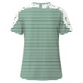 thumbnail image 5 of Camisas de Manga Corta para las Mujeres Impresión Cuello Redondo Suéter Encaje Camisa, Blusa de Verano Casual para las Mujeres, 5 of 5
