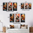 thumbnail image 4 of Designart "Retro Disc Popart Dreams III" Music Framed Wall Art Set Of 3 - Multi-Color Vinyl Records Frame Canvas Set For Living Room Decor, 4 of 7