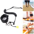 thumbnail image 2 of Multfunctional Water Sports Leashes Thickened Spring Cord Comfortable Ankle Strap for Paddleboard Lake Oceans Activity, 2 of 9