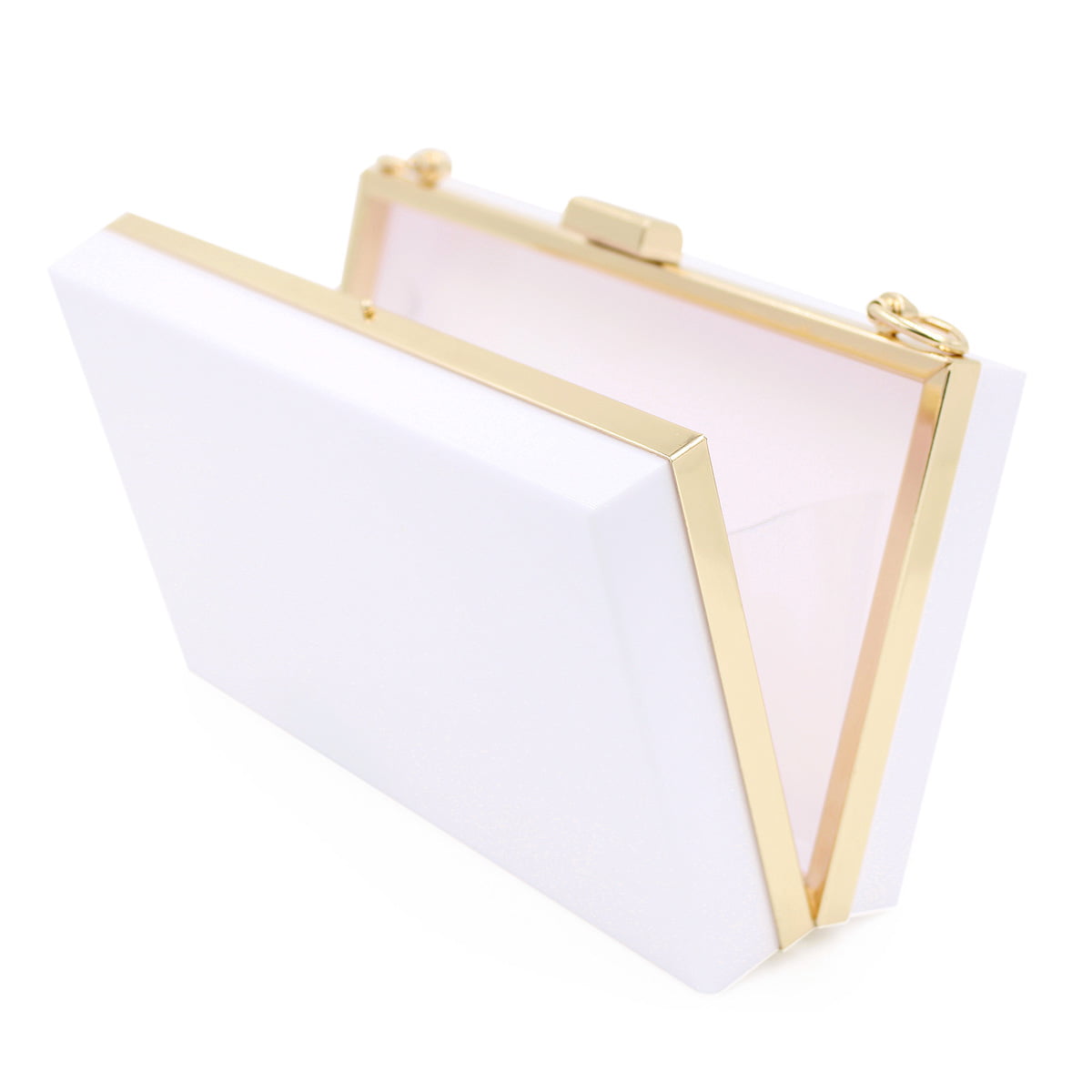 Premium Transparent Clear Acrylic Hard Box Clutch Bag Evening