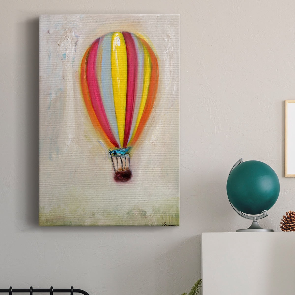 Lucky Hot Air Balloon Premium Gallery Wrapped Canvas - Ready to Hang