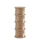 thumbnail image 4 of Librero giratorio Heehee de 4 niveles en madera de pino, 128 cm, 4 of 9