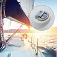 thumbnail image 2 of D Ring Deck Folding Pad Eye Tie Down 316 Stainless Steel for Yacht Motorboat, 2 of 7