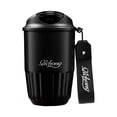 thumbnail image 3 of Insulated Coffee Mug Portable Bottle, Leakproof Insulated Beverage Container, Ceramic Coffee Travel Tumbler Cup for Travel Black, 3 of 8