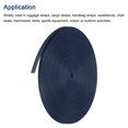 thumbnail image 5 of Uxcell Nylon Webbing Strap Flat 3/8" 50 Yards for DIY Luggage rack Deep Blue, 5 of 7
