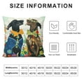 thumbnail image 5 of Nawypu Spring Dog Pillow Covers Cute Animals Decorative Cushion Cases Summer Blossom Floral Throw Pillow Covers Spring Home Decor for Couch Bed Holiday, 5 of 5