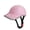 pink, variant on Eyucdvc Retro Baseball Cap Style Half Bike Helmet Adjustable Protective PU Headgear for Adult Men Women Cycling Scooter Riding